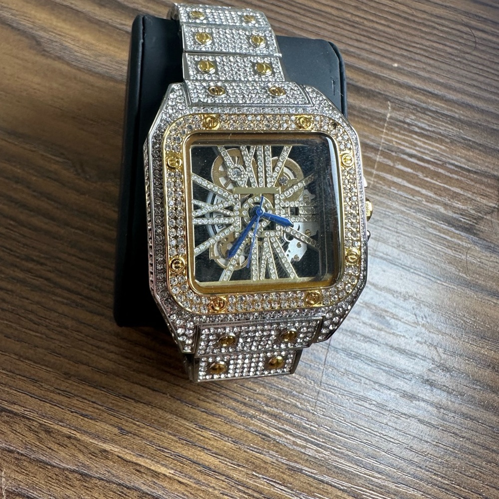 Moissanite Cartier Two Tone Watch